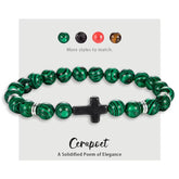 Unisex Astra Cross Bracelet - Cerapoet
